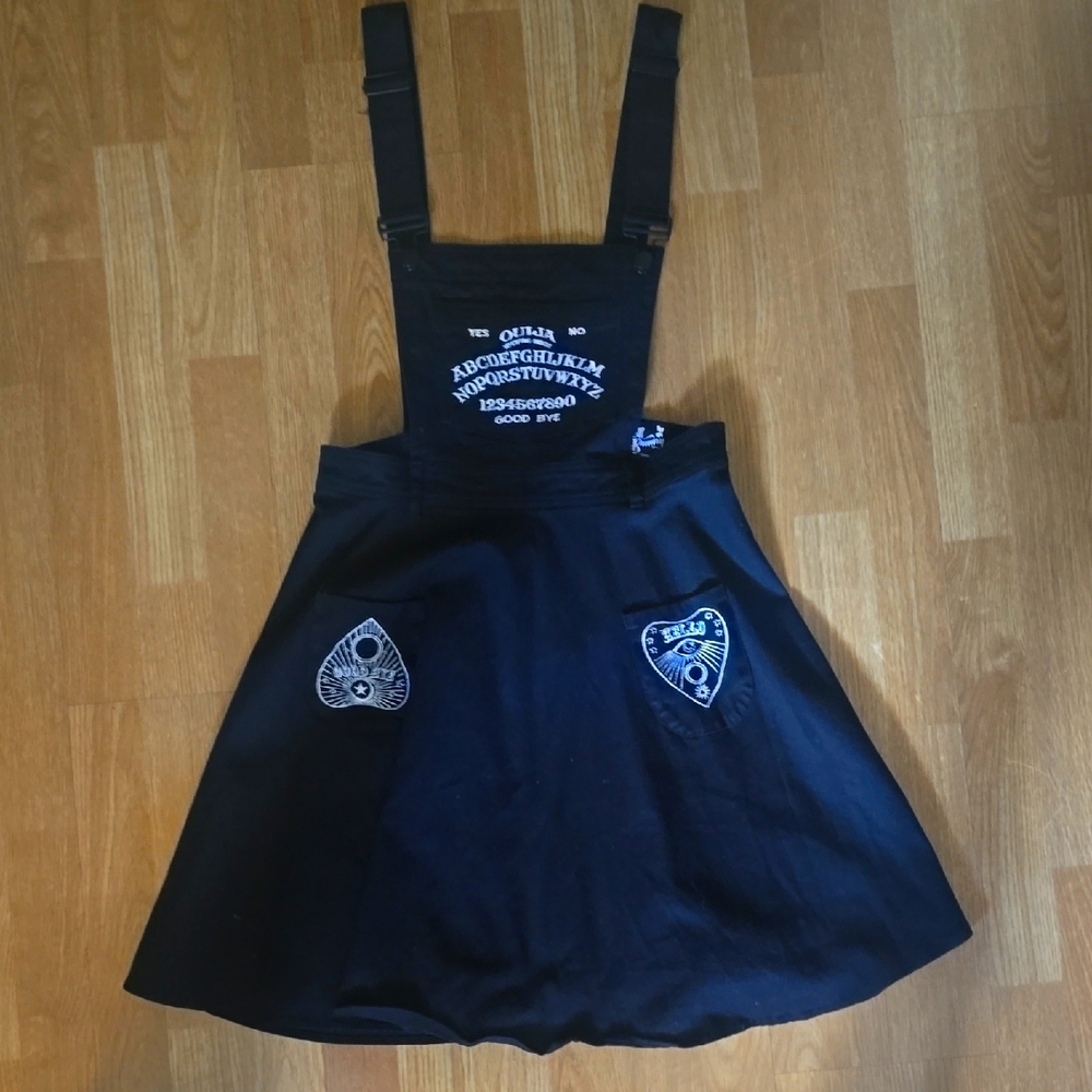 Hell Bunny Ouija Overalls Dress